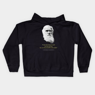 Charles Darwin Quote Kids Hoodie